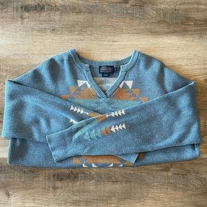 Women’s Pendleton Graphic Cotton Oversized Sweater